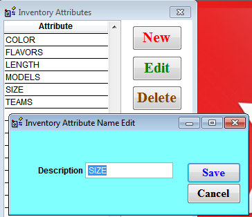 Matrix attributes