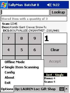 TallyManPPC_SingleItemScann
