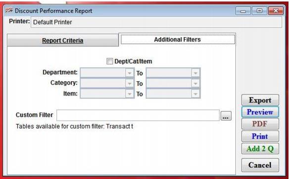 user guide add filt discount