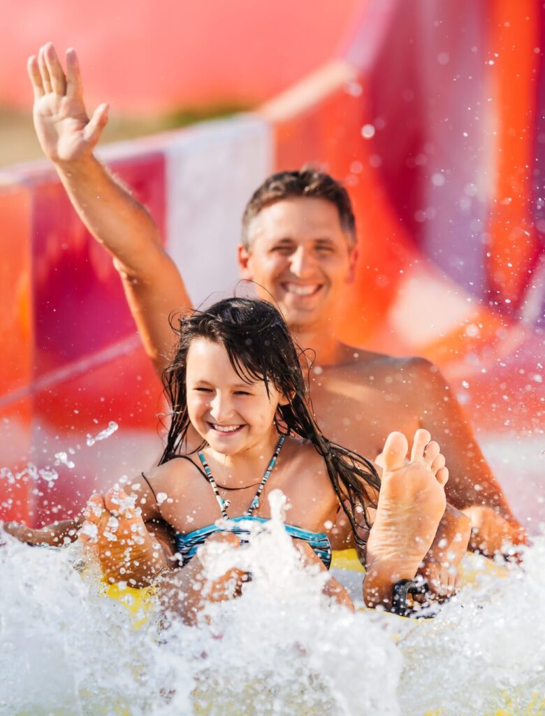 Water park family